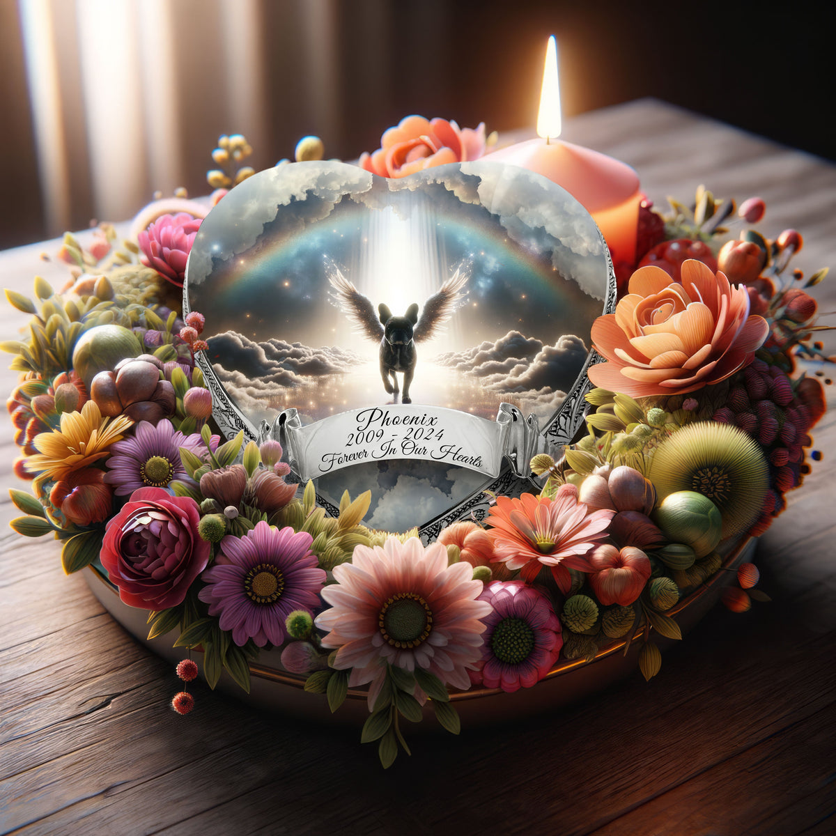 Eternal Elegance Dog Urns French Bulldog - Supernova Burst Dog Urn