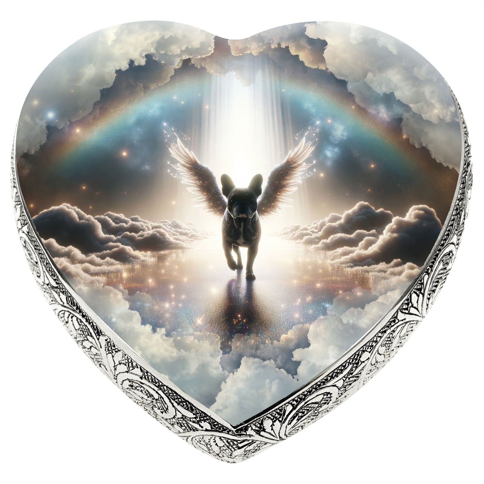 Eternal Elegance Dog Urns French Bulldog - Supernova Burst Dog Urn