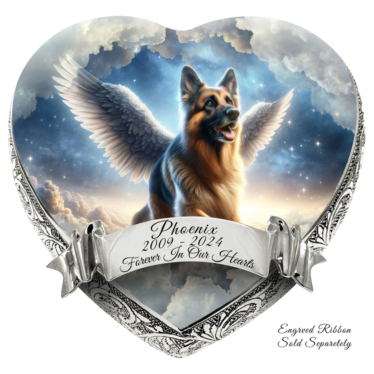 Eternal Elegance Dog Urns German Shepherd - Astral Voyage Dog Urn