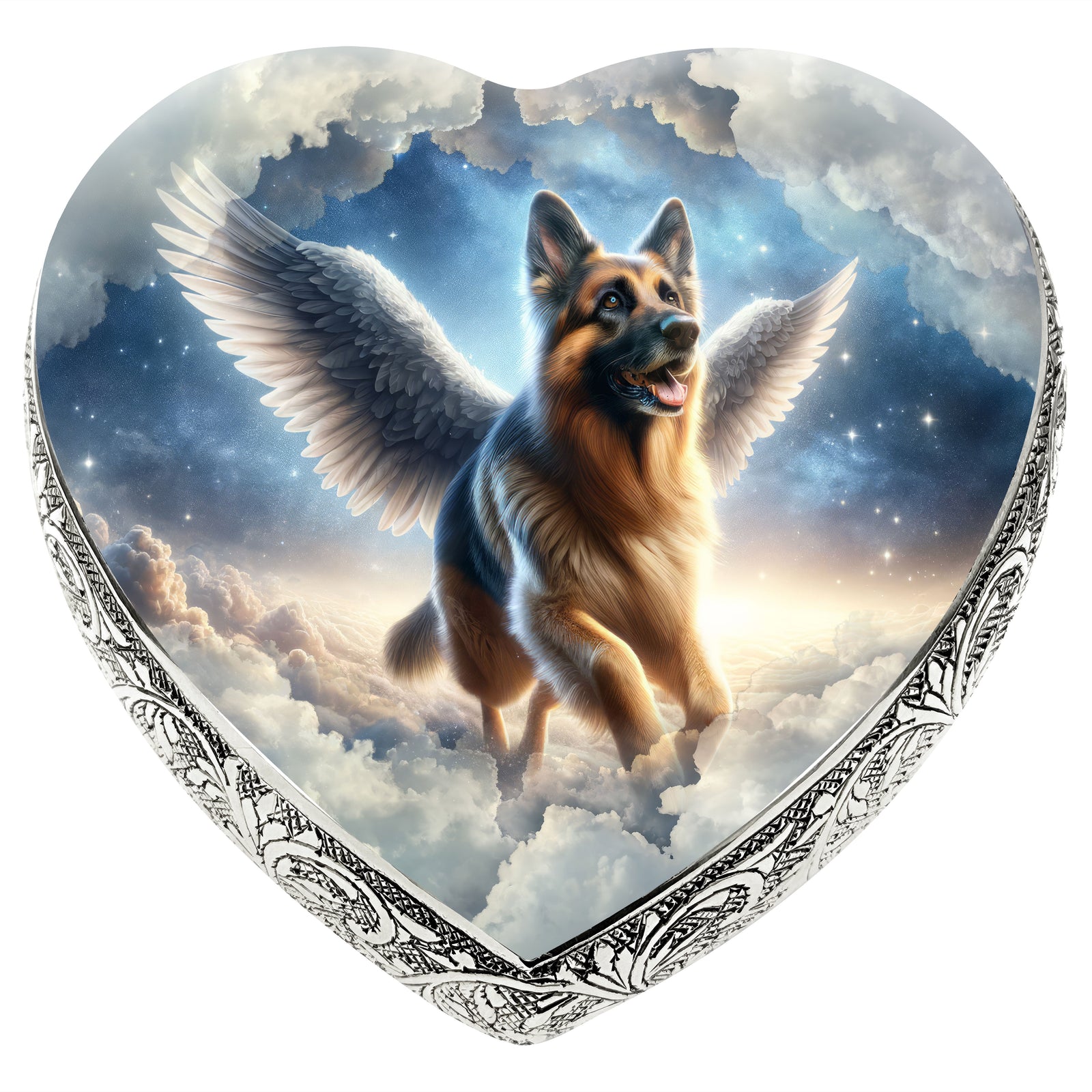 Eternal Elegance Dog Urns German Shepherd - Astral Voyage Dog Urn