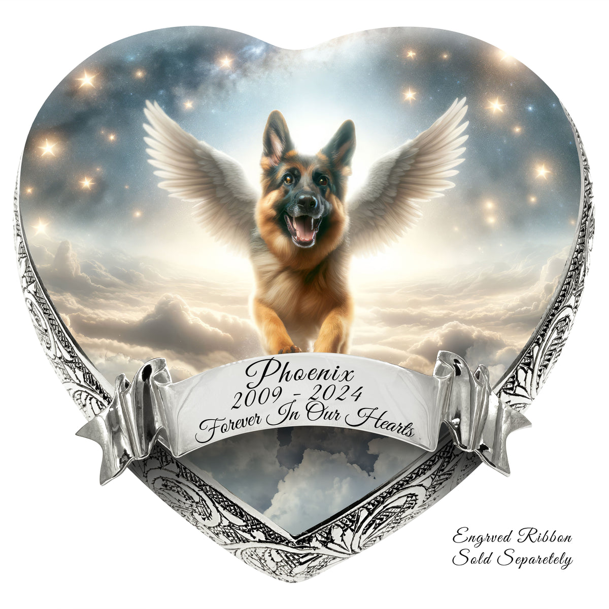 Eternal Elegance Dog Urns German Shepherd - Celestial Harmony Dog Urn
