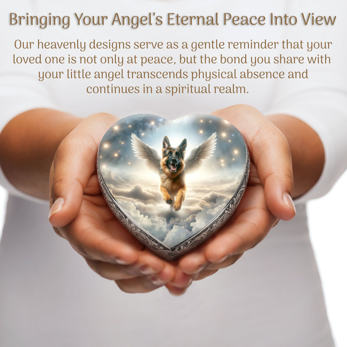 Eternal Elegance Dog Urns German Shepherd - Celestial Harmony Dog Urn