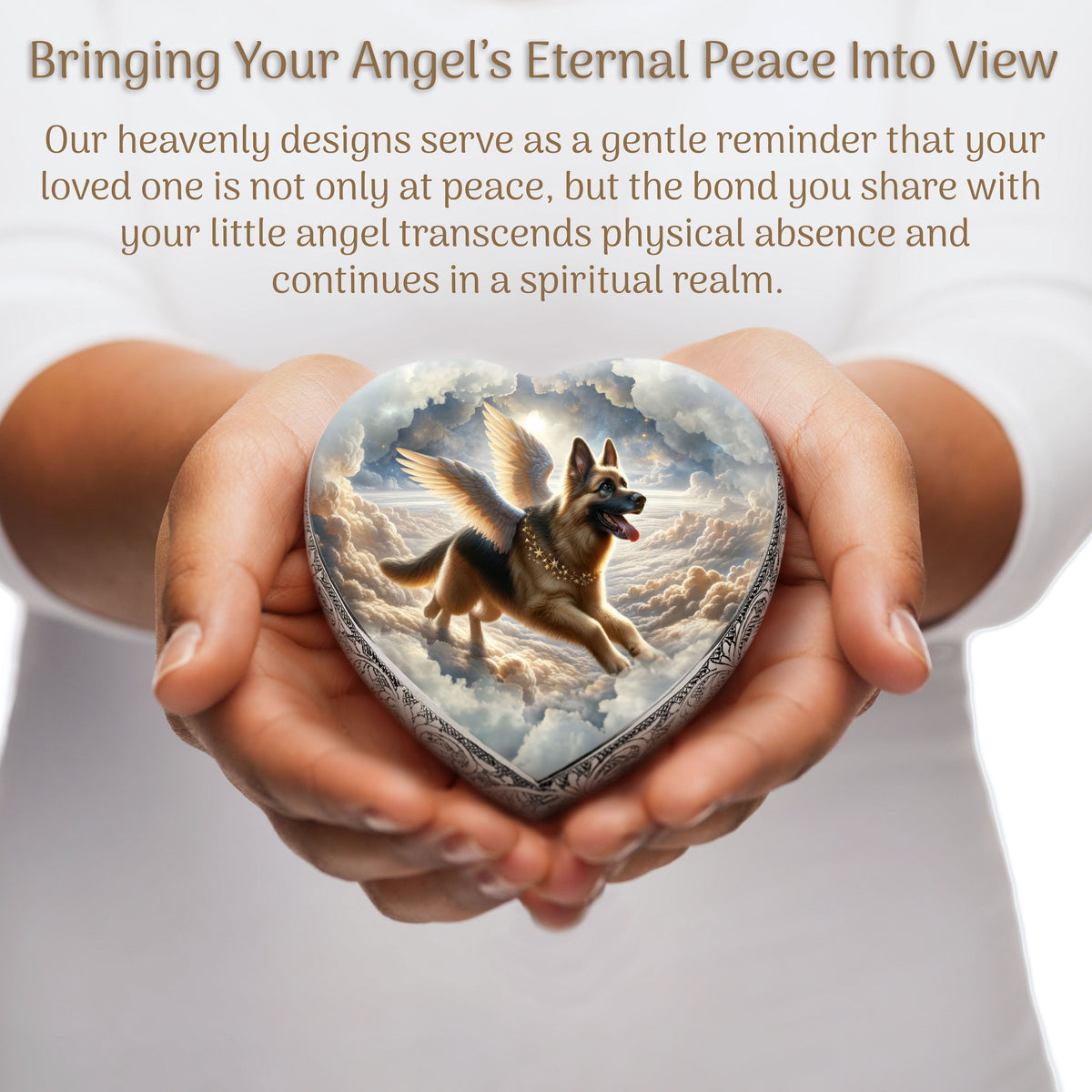 Eternal Elegance Dog Urns German Shepherd - Cosmic Calm Dog Urn