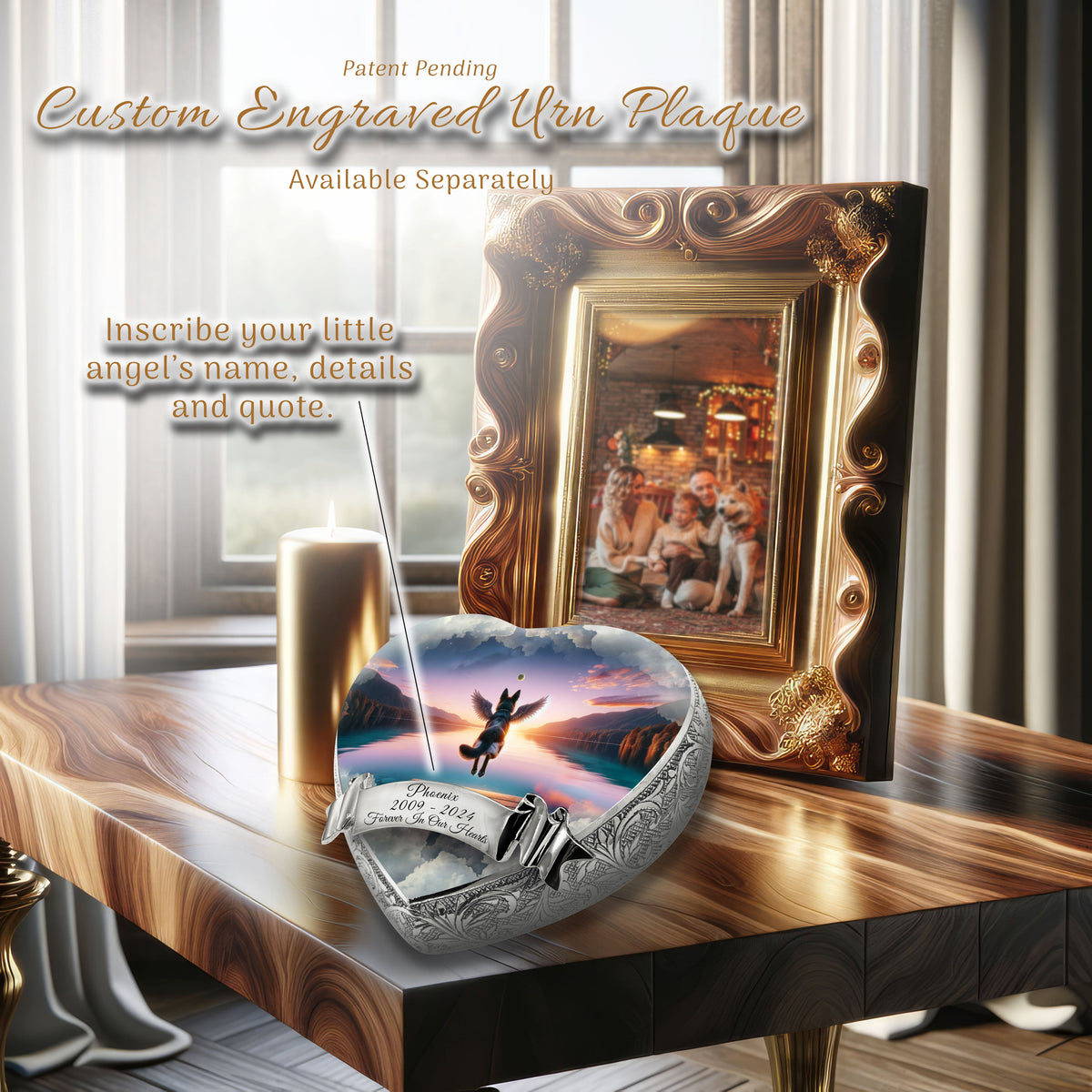 Eternal Elegance Dog Urns German Shepherd - Cosmic Cascade Dog Urn