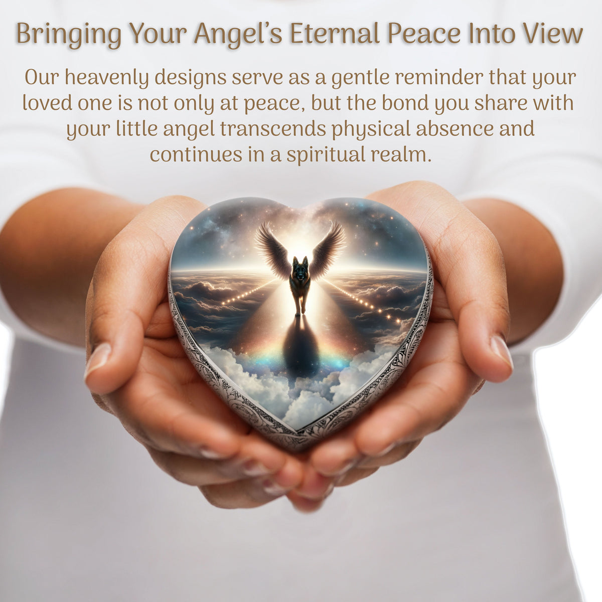 Eternal Elegance Dog Urns German Shepherd - Cosmic Charm Dog Urn