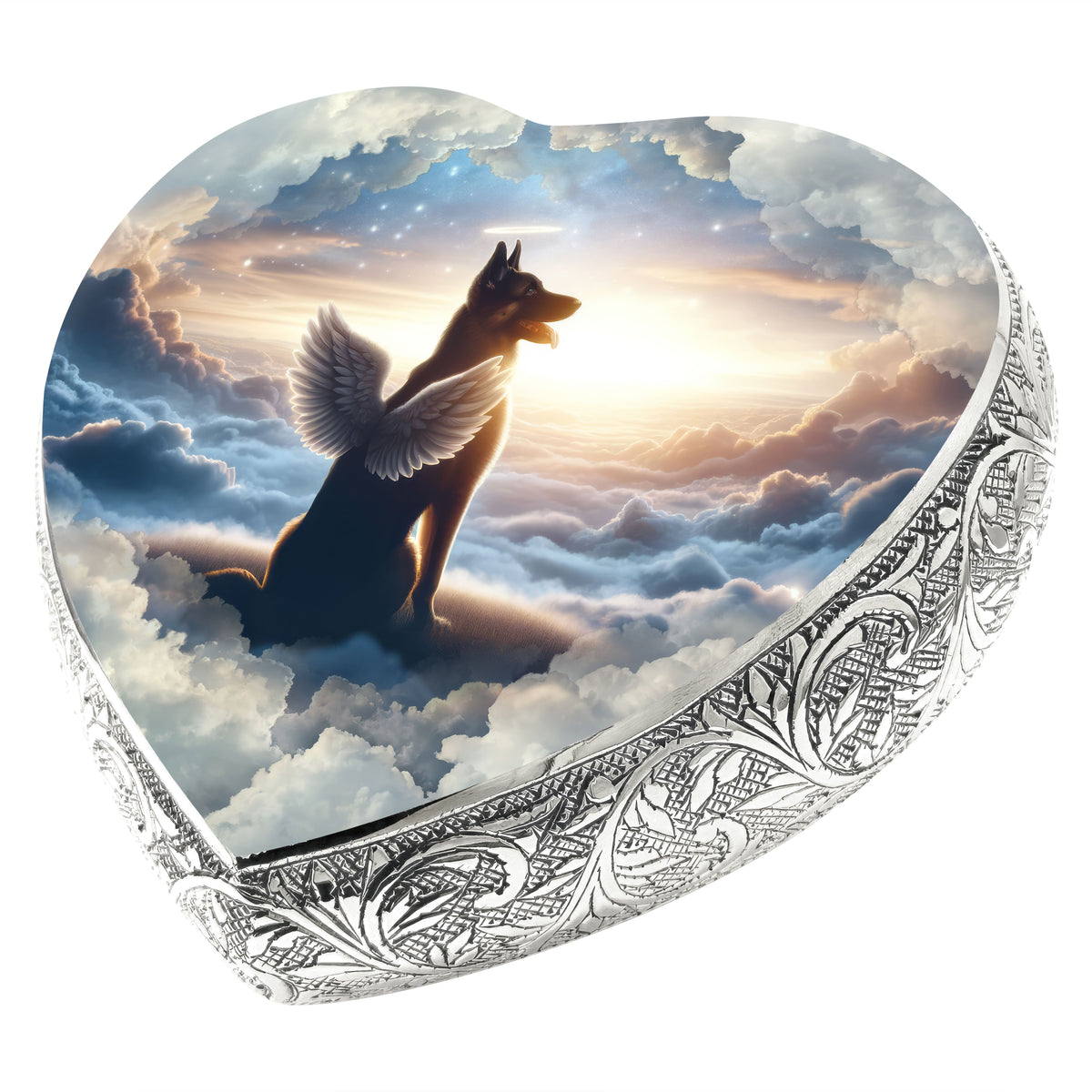 Eternal Elegance Dog Urns German Shepherd - Heavenly Horizon Dog Urn