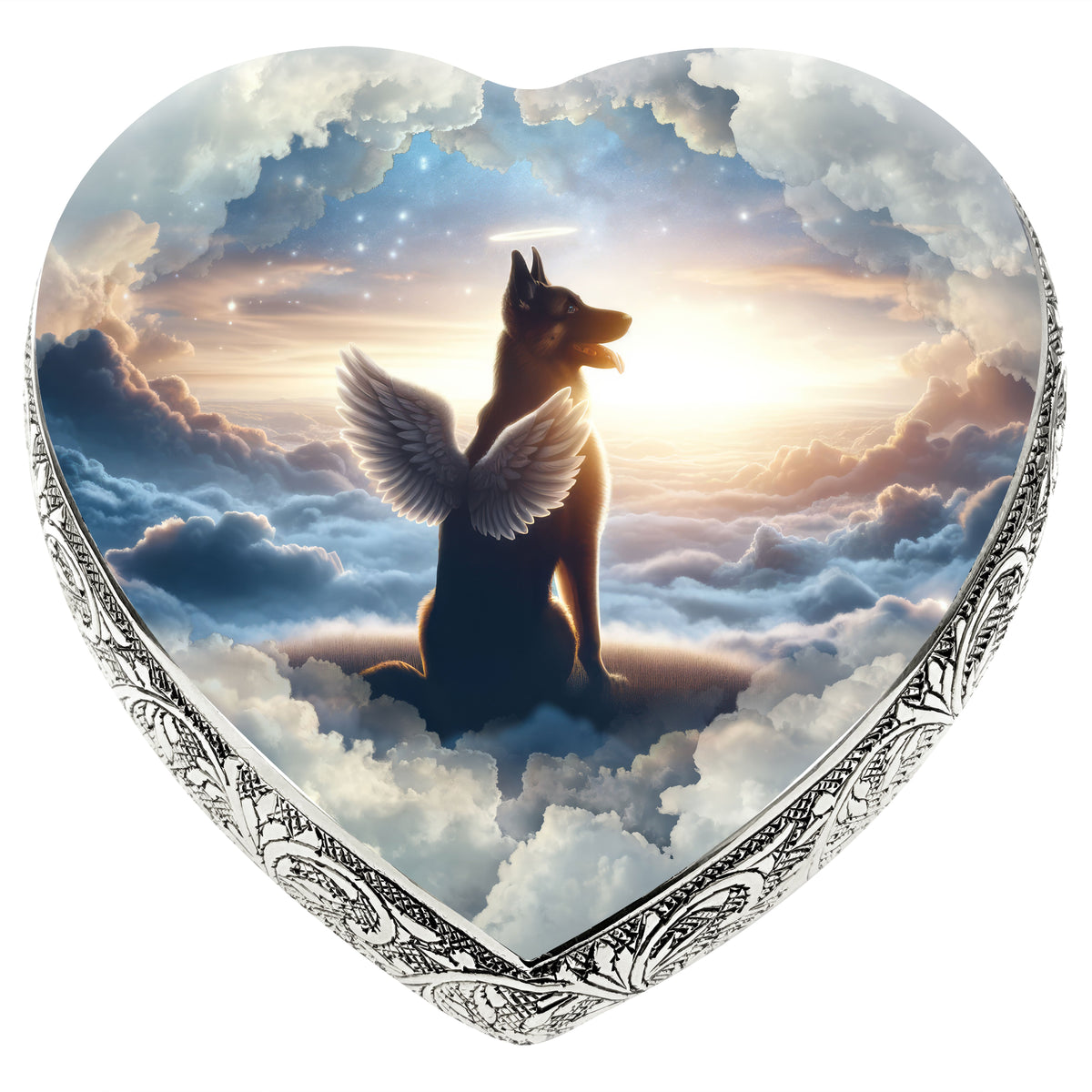 Eternal Elegance Dog Urns German Shepherd - Heavenly Horizon Dog Urn