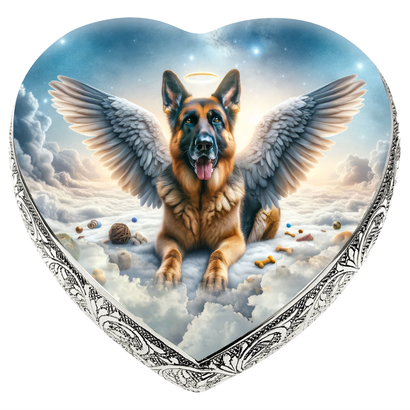 Eternal Elegance Dog Urns German Shepherd - Infinity Glaze Dog Urn