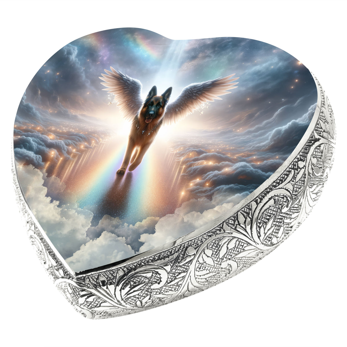 Eternal Elegance Dog Urns German Shepherd - Rainbow Bridge Dog Urn