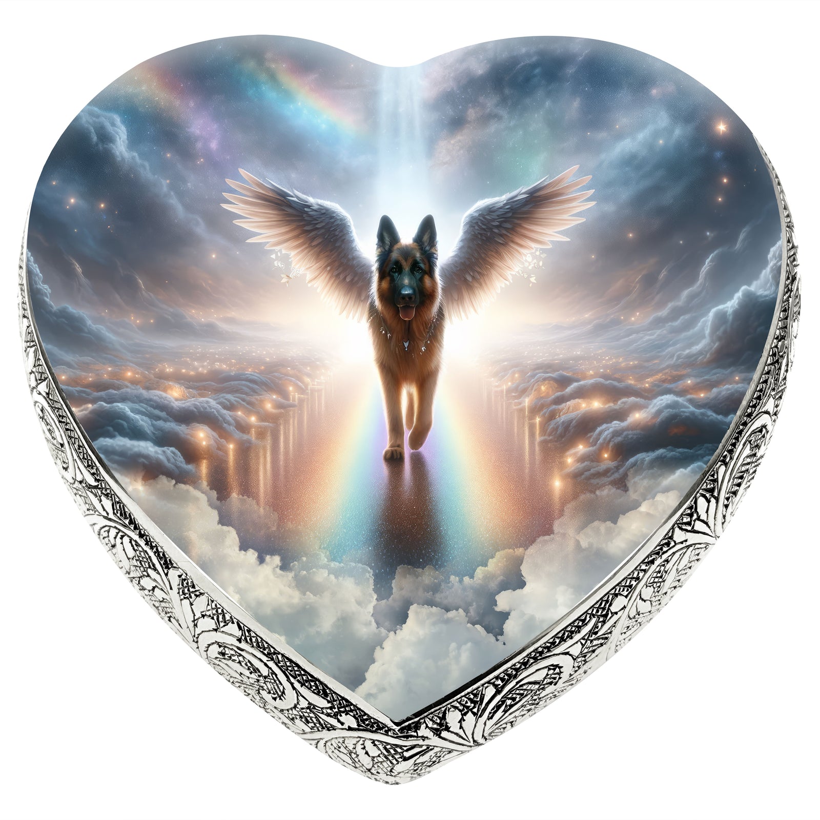 Eternal Elegance Dog Urns German Shepherd - Rainbow Bridge Dog Urn