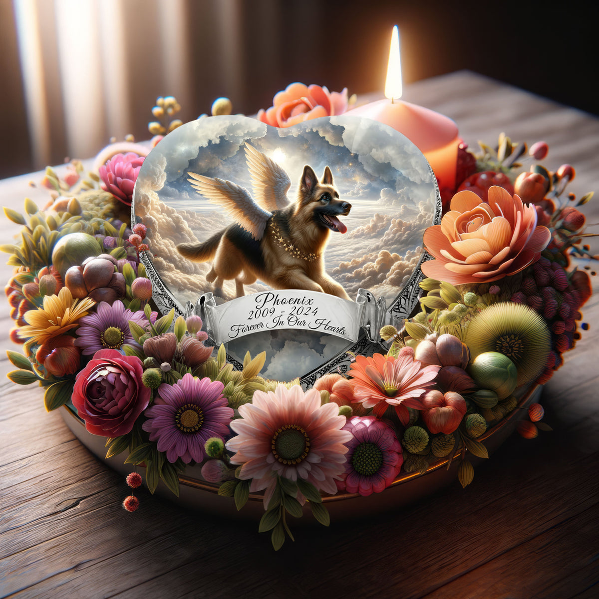 Eternal Elegance Dog Urns German Shepherd - Starfield Bliss Dog Urn