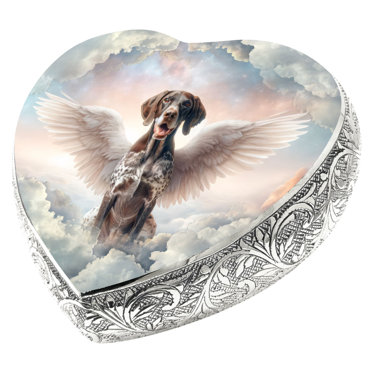 Eternal Elegance Dog Urns German Shorthaired Pointer - Angel's Embrace Dog Urn