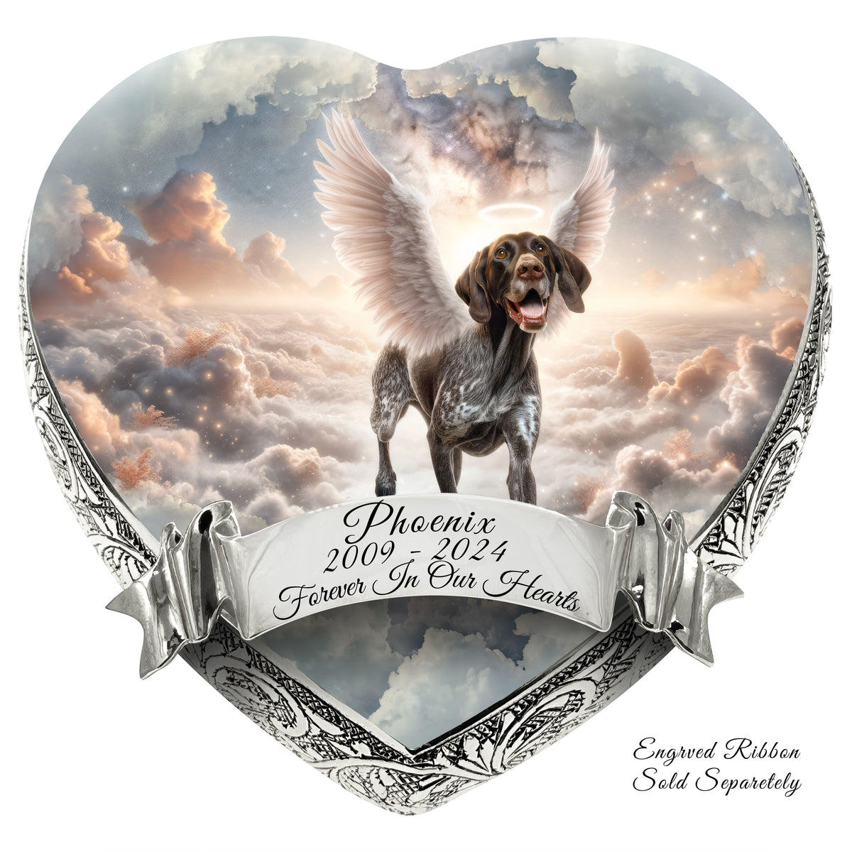 Eternal Elegance Dog Urns German Shorthaired Pointer - Heavenly Horizon Dog Urn