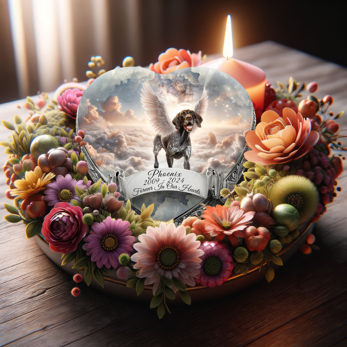 Eternal Elegance Dog Urns German Shorthaired Pointer - Heavenly Horizon Dog Urn