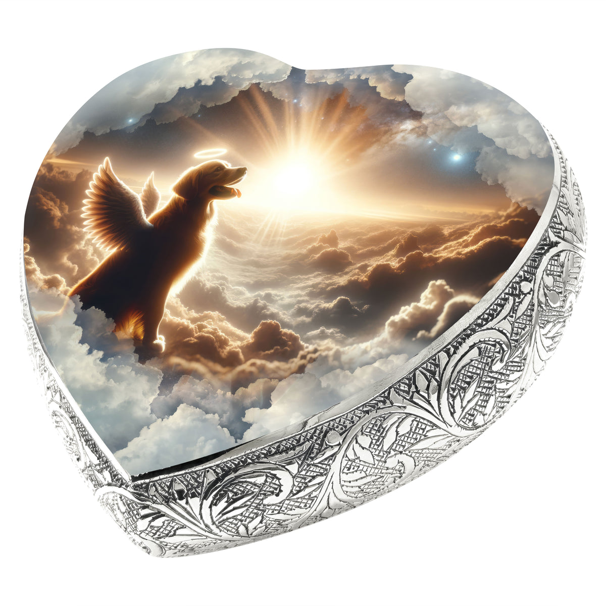 Eternal Elegance Dog Urns Golden Retriever - Divine Drift Dog Urn