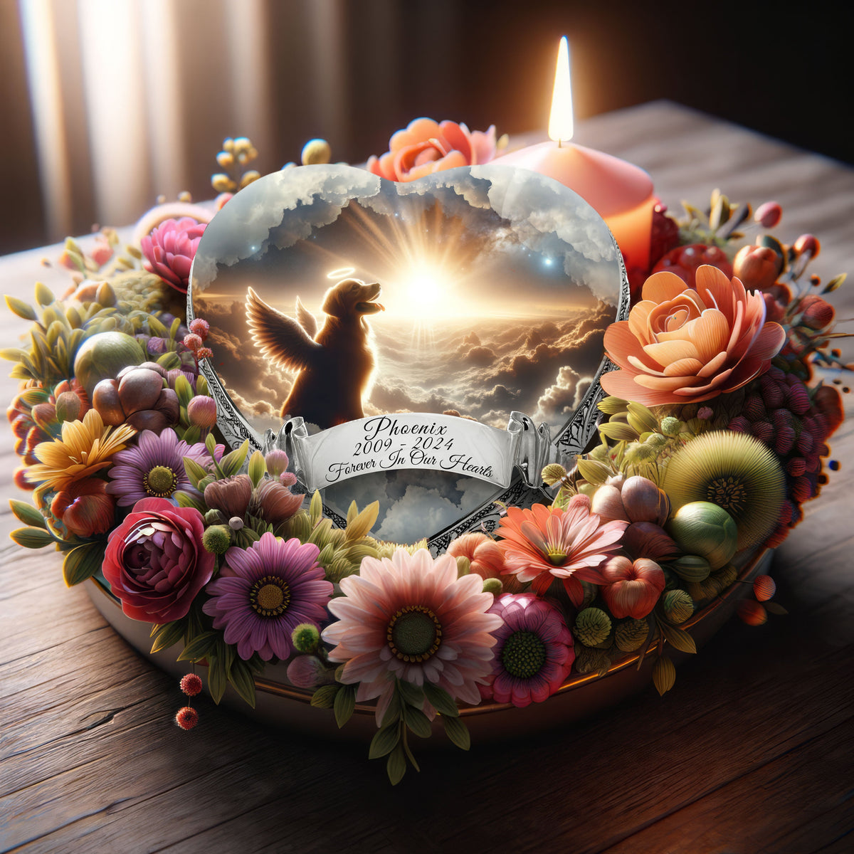 Eternal Elegance Dog Urns Golden Retriever - Divine Drift Dog Urn