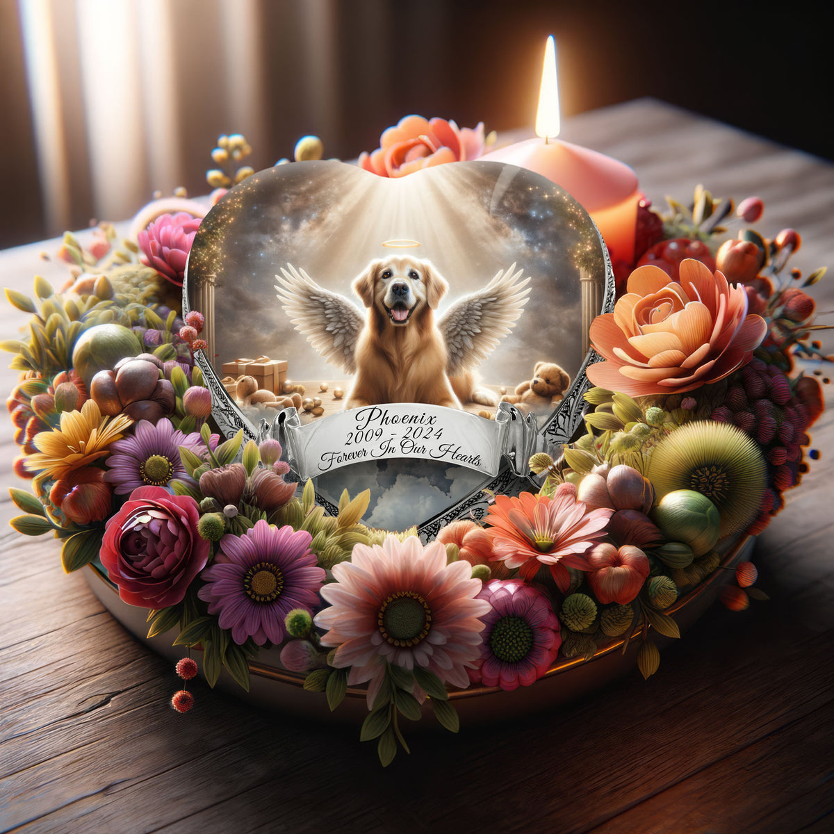 Eternal Elegance Dog Urns Golden Retriever - Empyrean Elegance Dog Urn