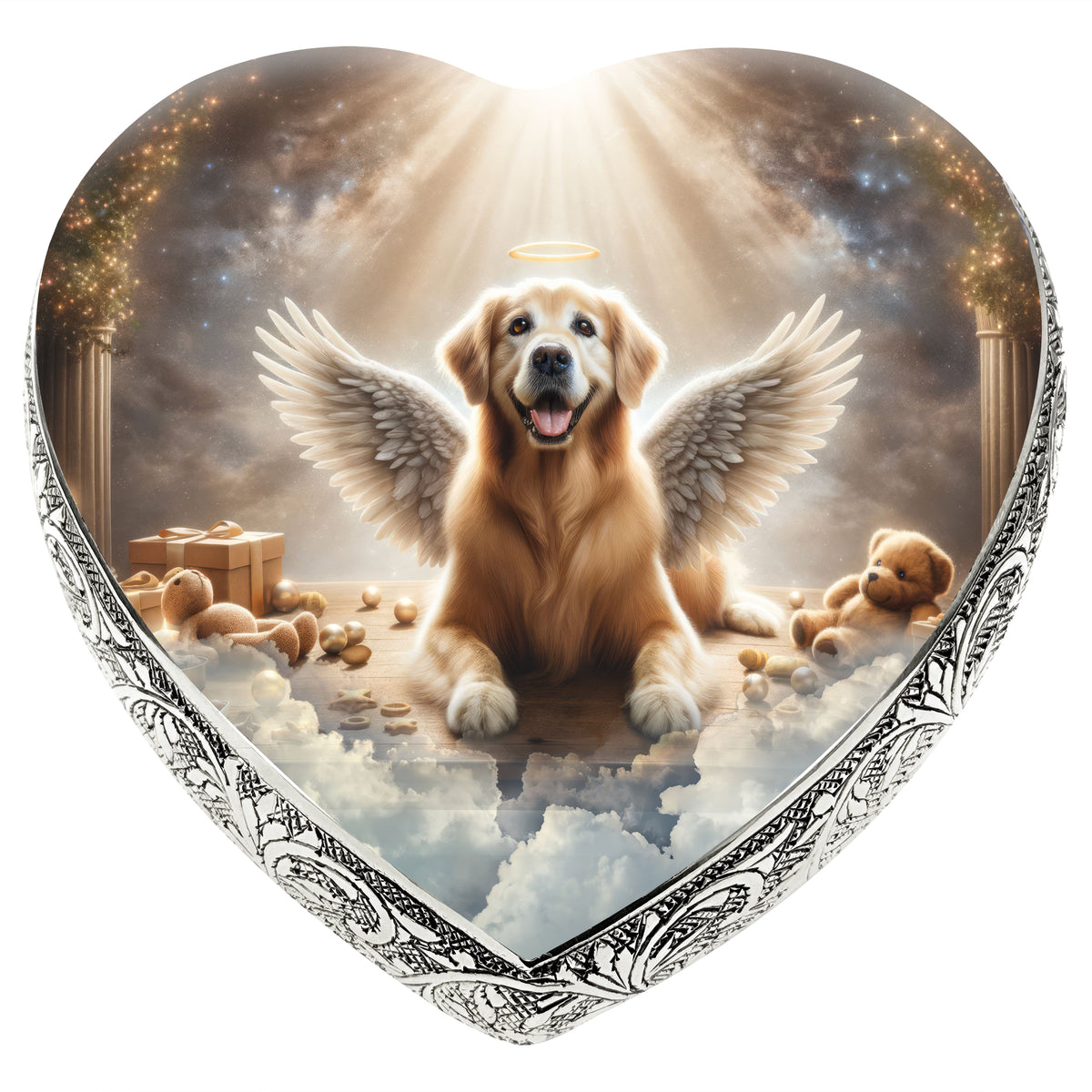 Eternal Elegance Dog Urns Golden Retriever - Empyrean Elegance Dog Urn