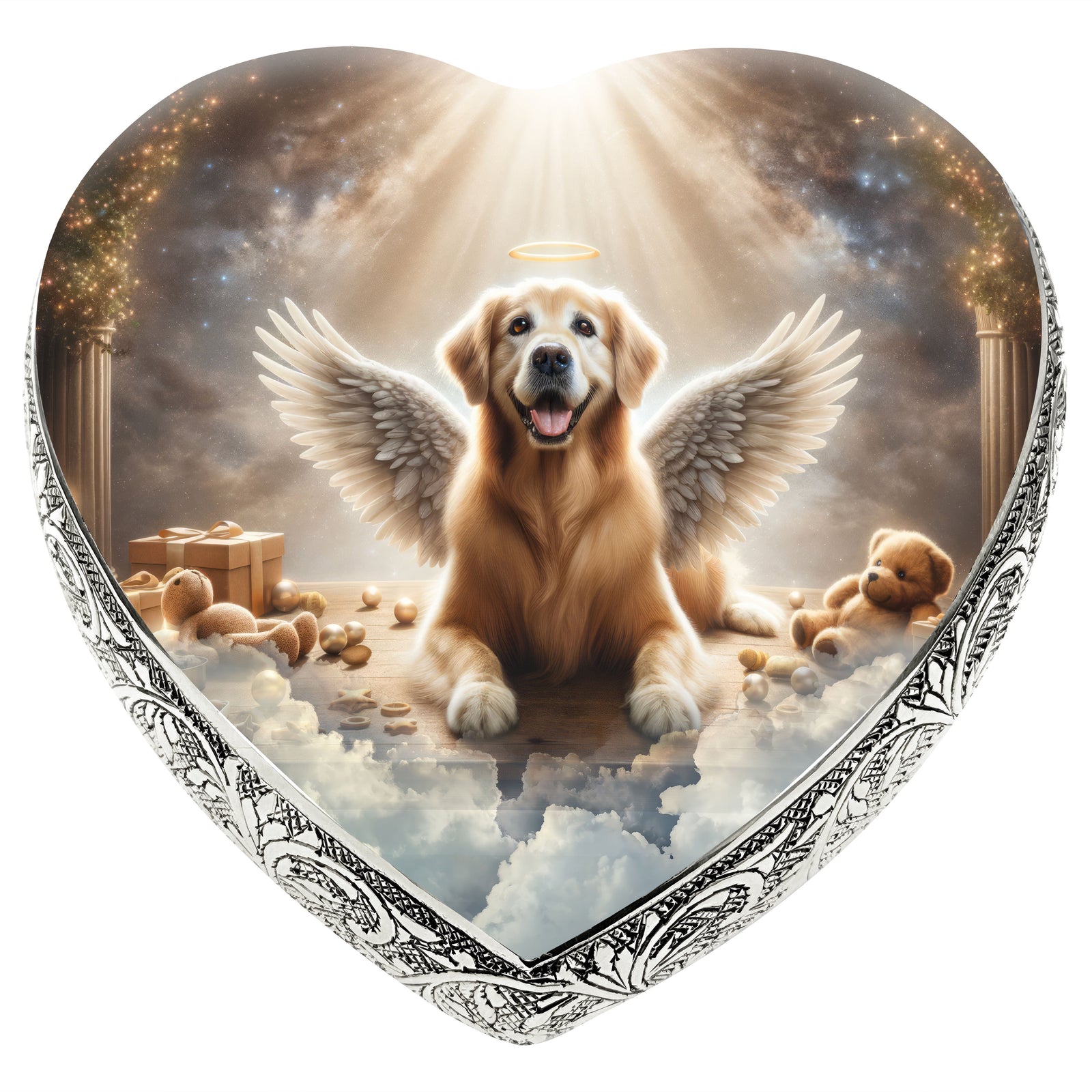 Eternal Elegance Dog Urns Golden Retriever - Empyrean Elegance Dog Urn