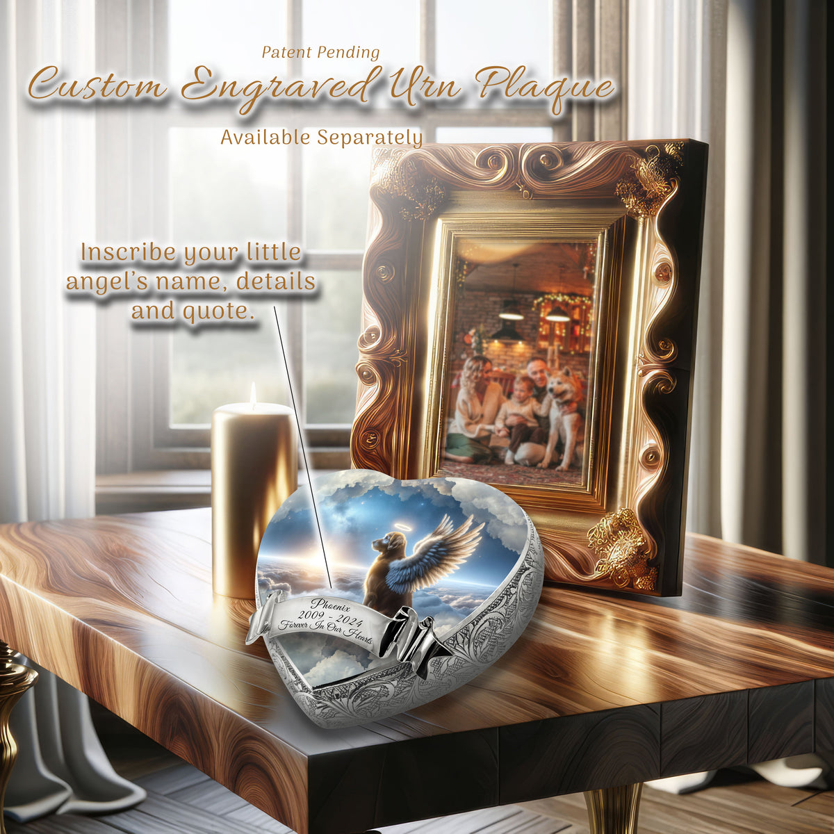 Eternal Elegance Dog Urns Golden Retriever - Galactic Gaze Dog Urn