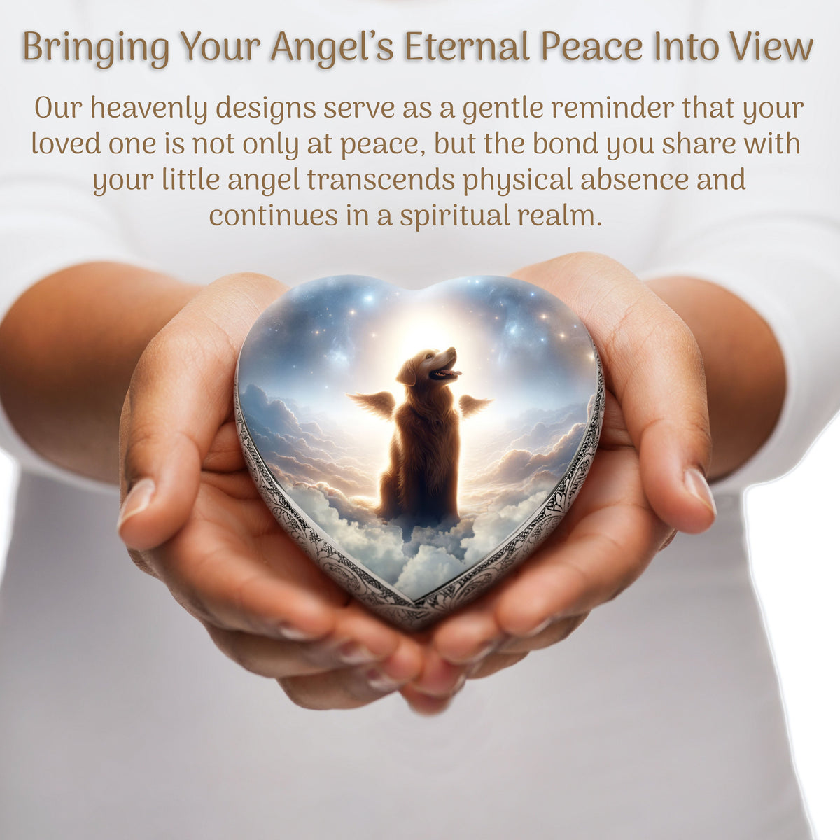 Eternal Elegance Dog Urns Golden Retriever - Meteor Trail Dog Urn