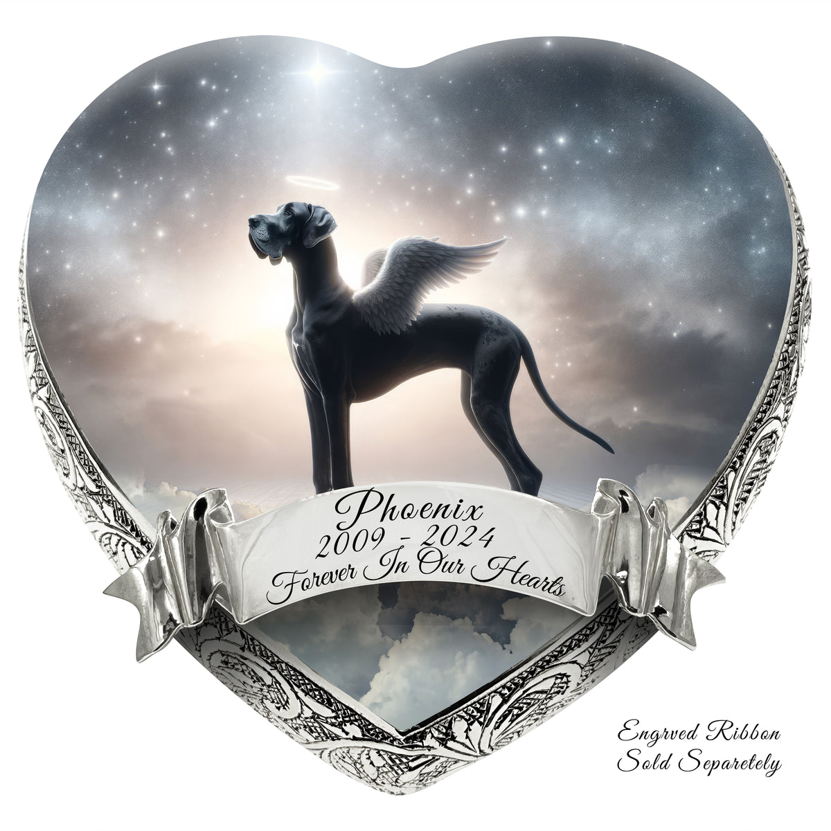 Eternal Elegance Dog Urns Great Dane - Celestial Horizon Dog Urn