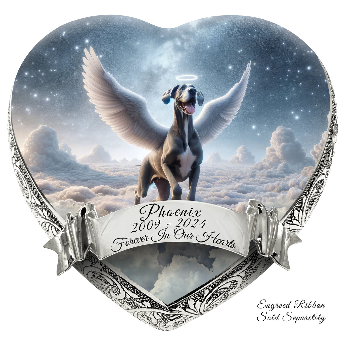 Eternal Elegance Dog Urns Great Dane - Heavenly Dreamscape Dog Urn