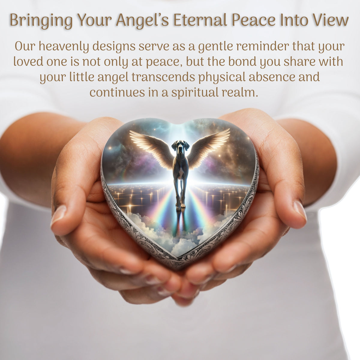 Eternal Elegance Dog Urns Great Dane - Rainbow Bridge Dog Urn