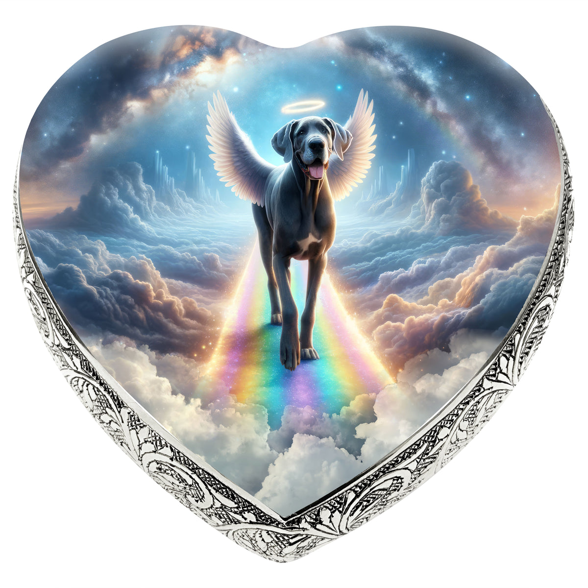 Eternal Elegance Dog Urns Great Dane - Rainbow Crossing Dog Urn