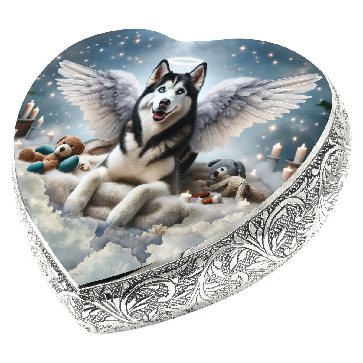 Eternal Elegance Dog Urns Husky - Edenic Splendor Dog Urn