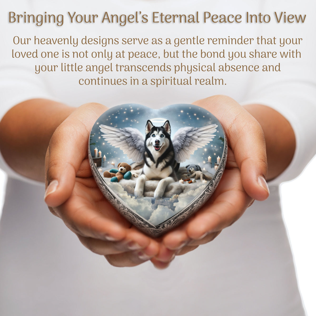 Eternal Elegance Dog Urns Husky - Edenic Splendor Dog Urn