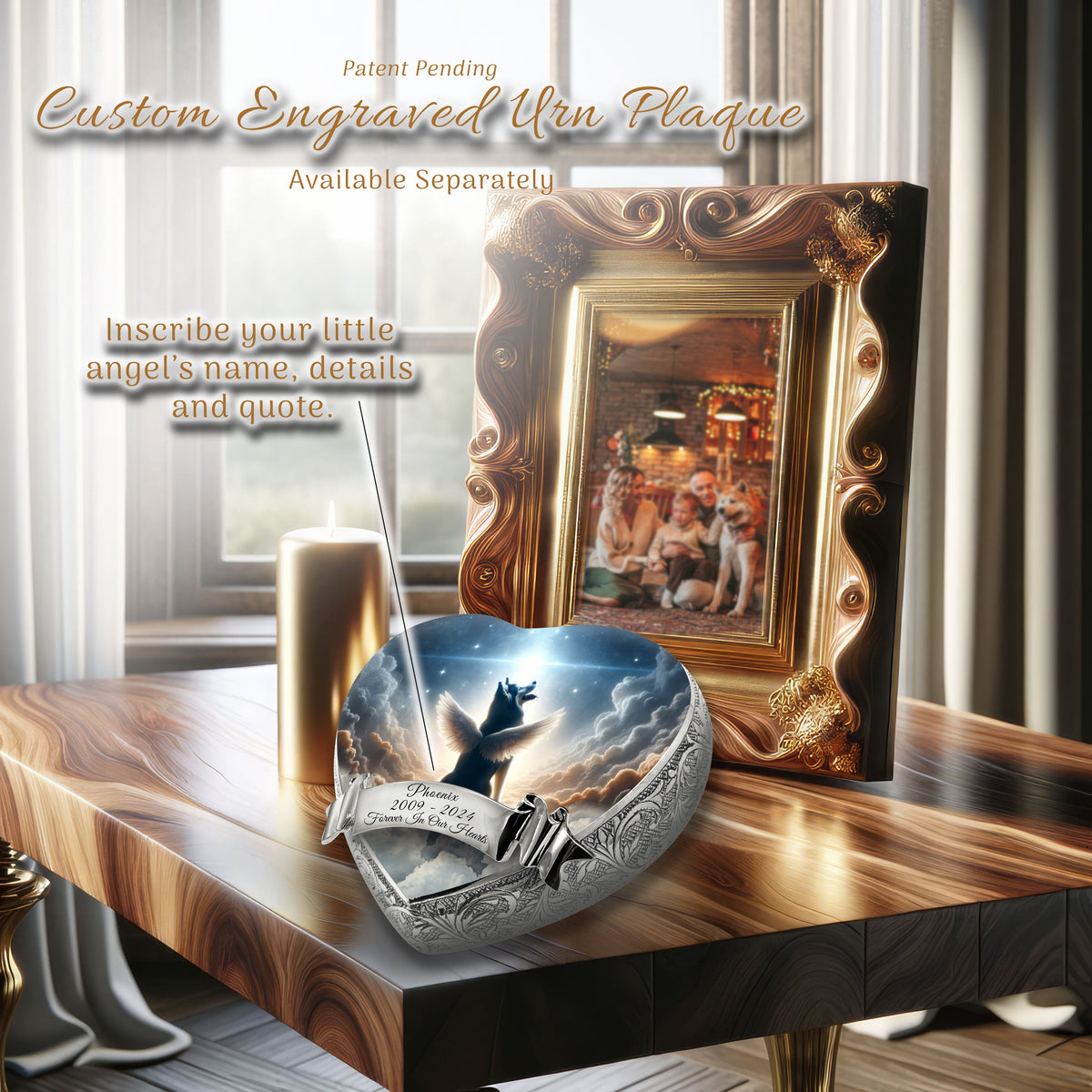 Eternal Elegance Dog Urns Husky - Galactic Grace Dog Urn