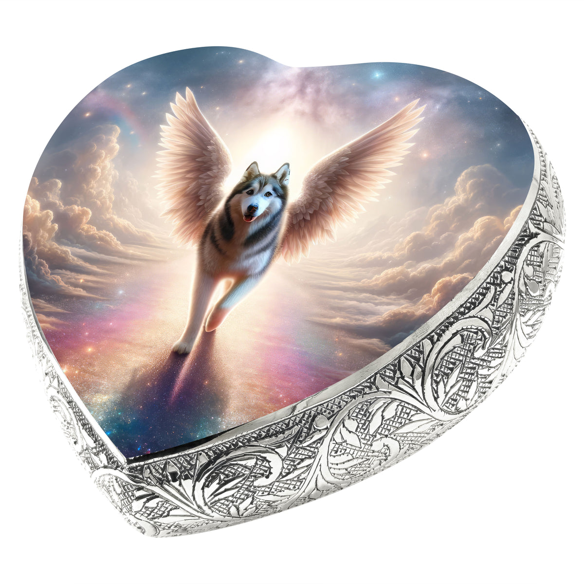 Eternal Elegance Dog Urns Husky - Rainbow Bridge Dog Urn