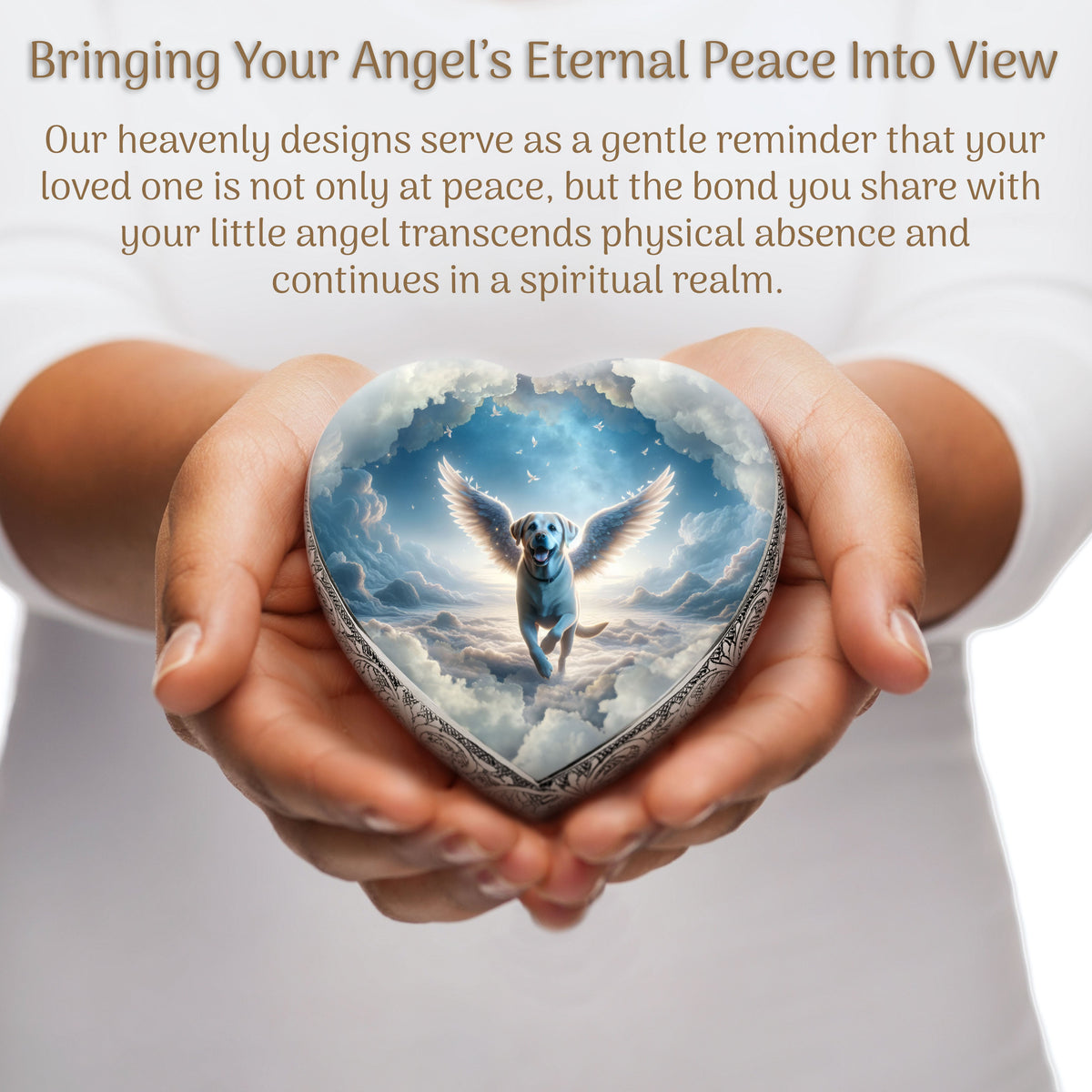 Eternal Elegance Dog Urns Labrador Retriever - Astral Mist Dog Urn