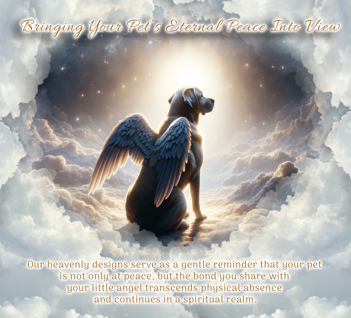 Eternal Elegance Dog Urns Labrador Retriever - Divine Aura Dog Urn