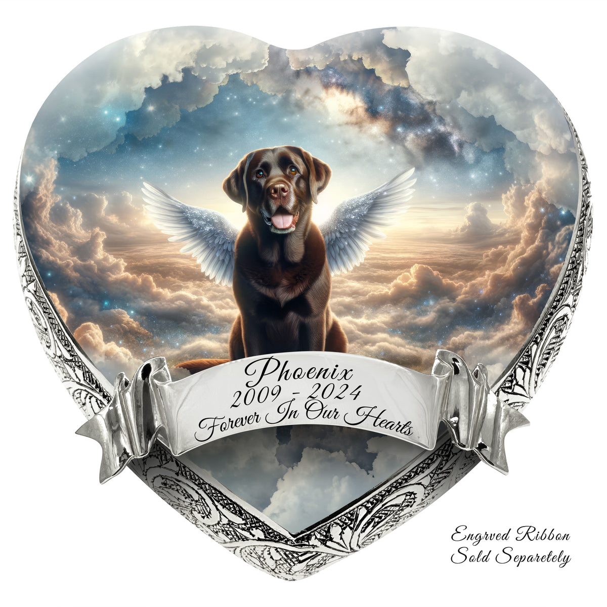 Eternal Elegance Dog Urns Labrador Retriever - Lunar Sheen Dog Urn