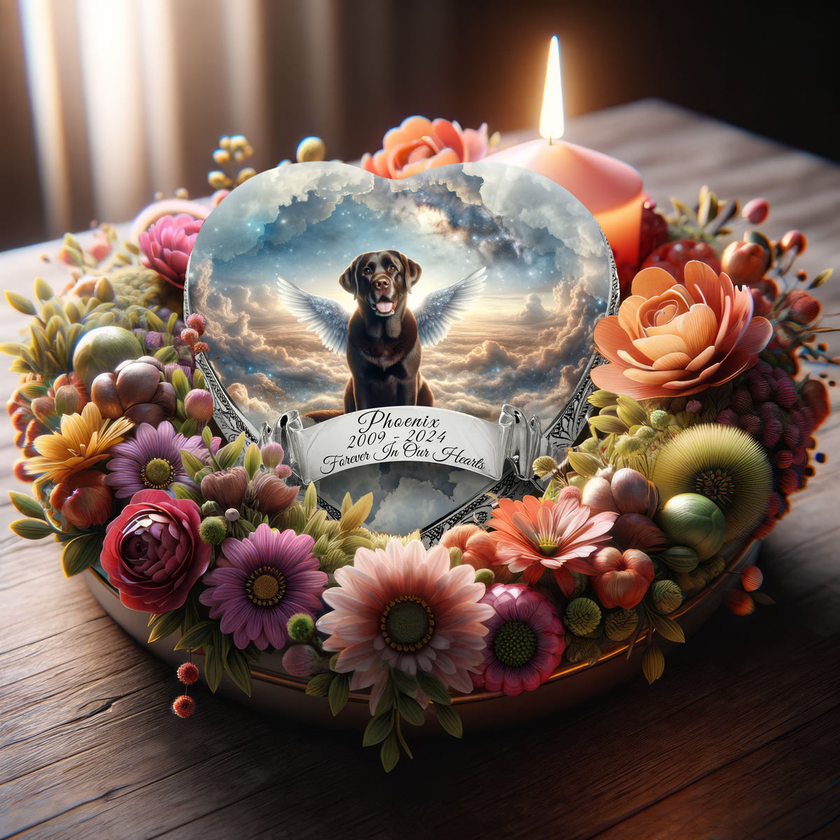 Eternal Elegance Dog Urns Labrador Retriever - Lunar Sheen Dog Urn