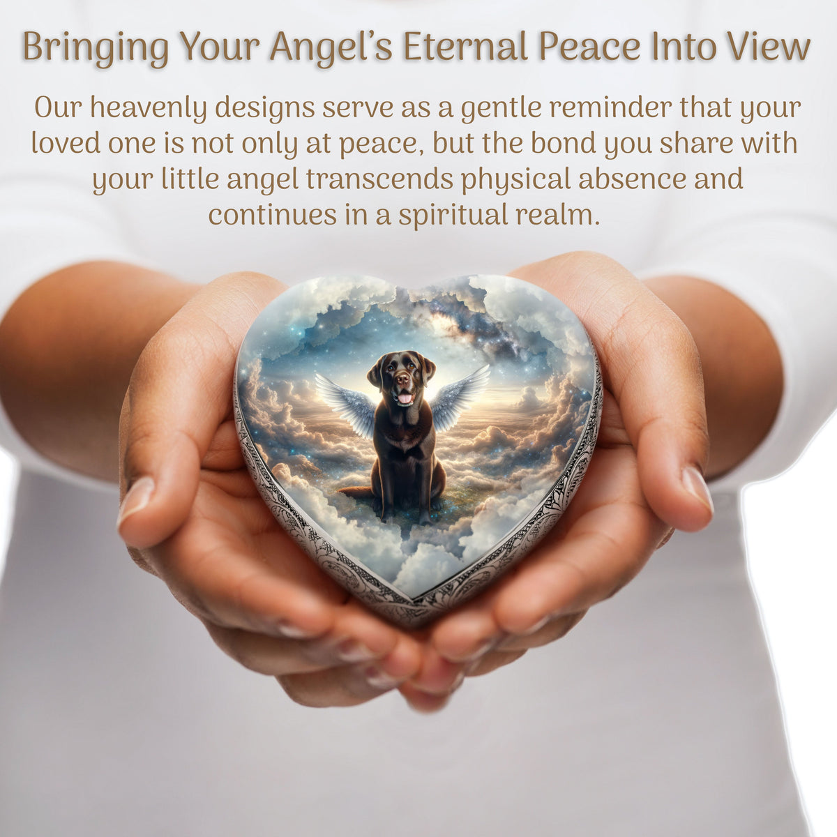 Eternal Elegance Dog Urns Labrador Retriever - Lunar Sheen Dog Urn