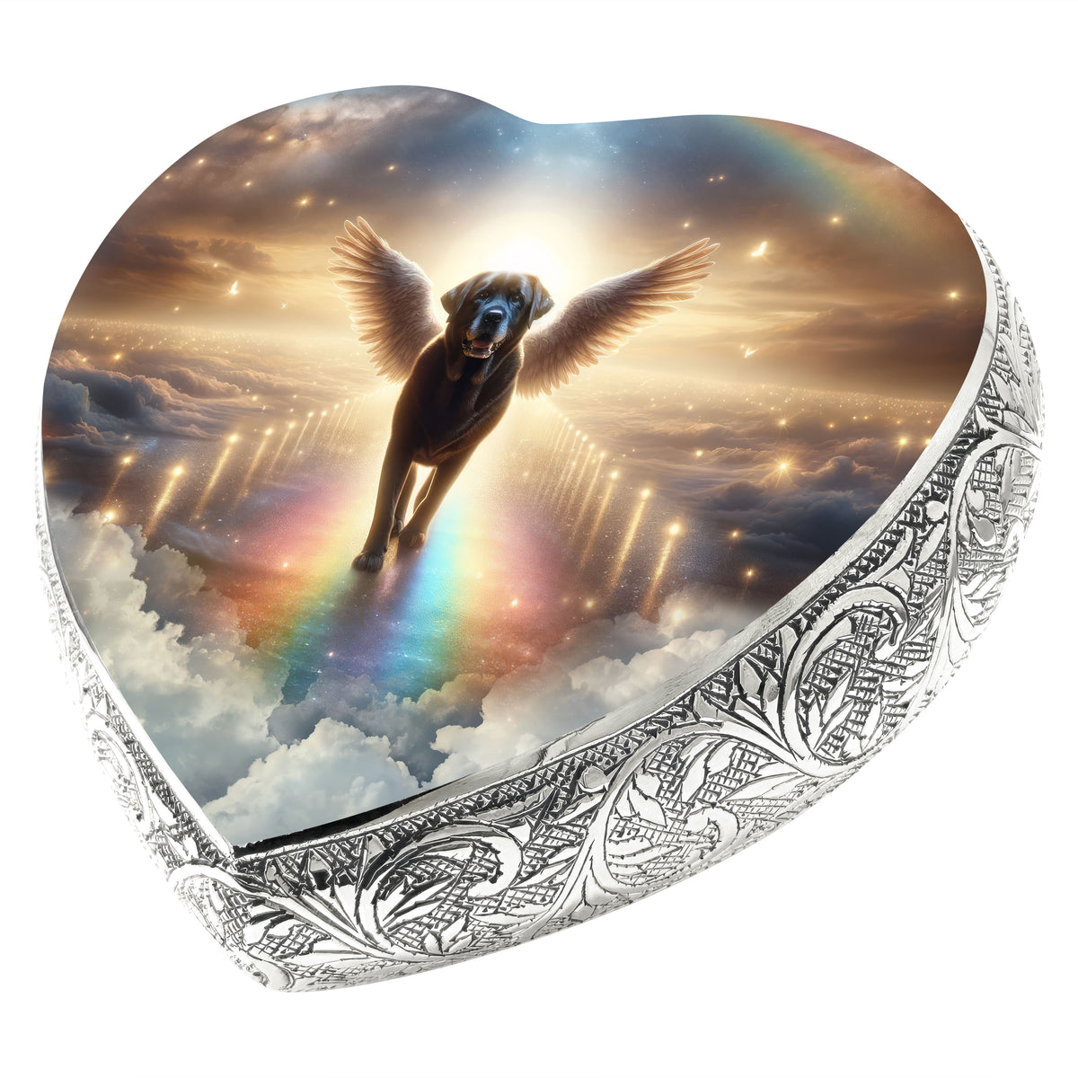 Eternal Elegance Dog Urns Labrador Retriever - Rainbow Crossing Dog Urn