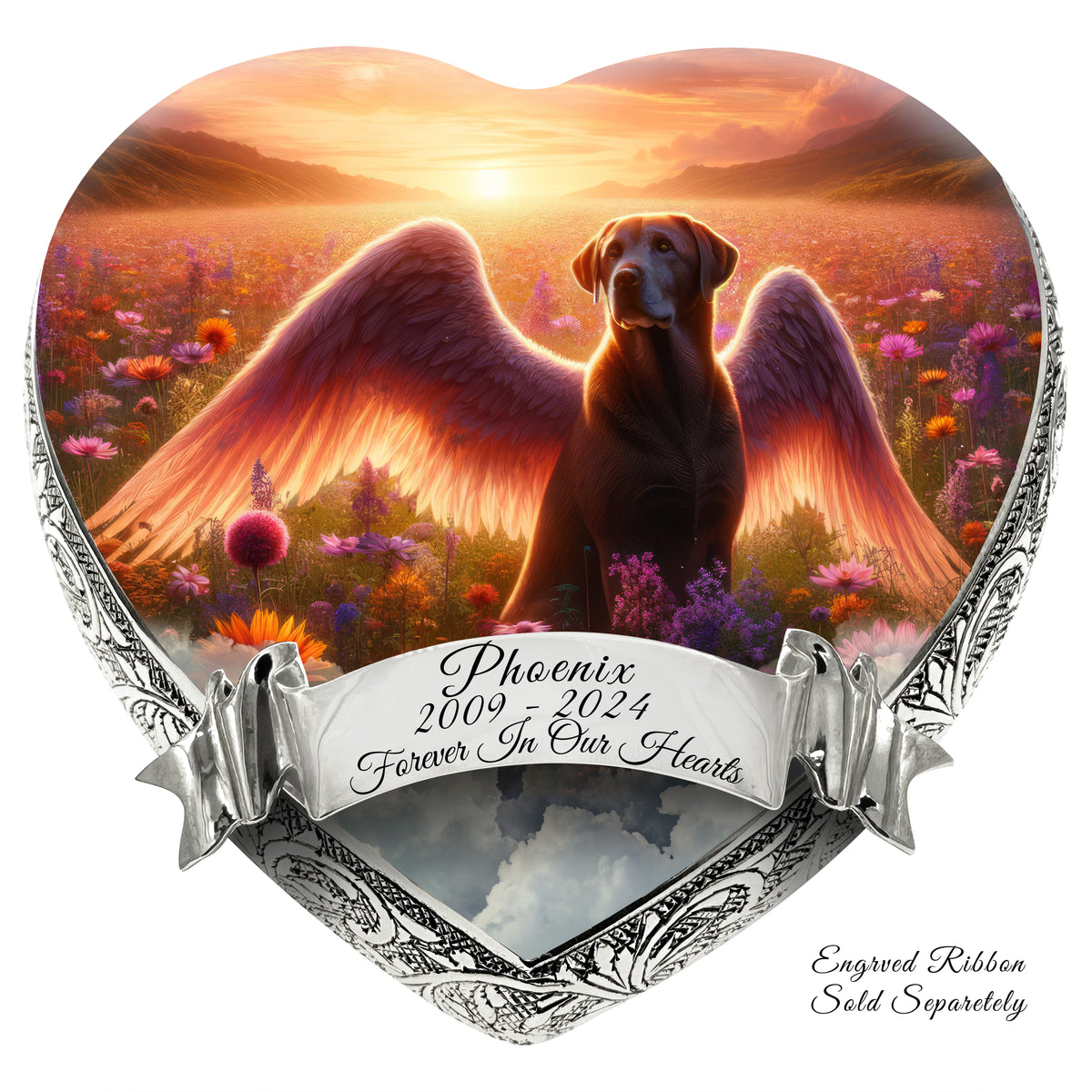 Eternal Elegance Dog Urns Labrador Retriever - Seraphic Radiance Dog Urn