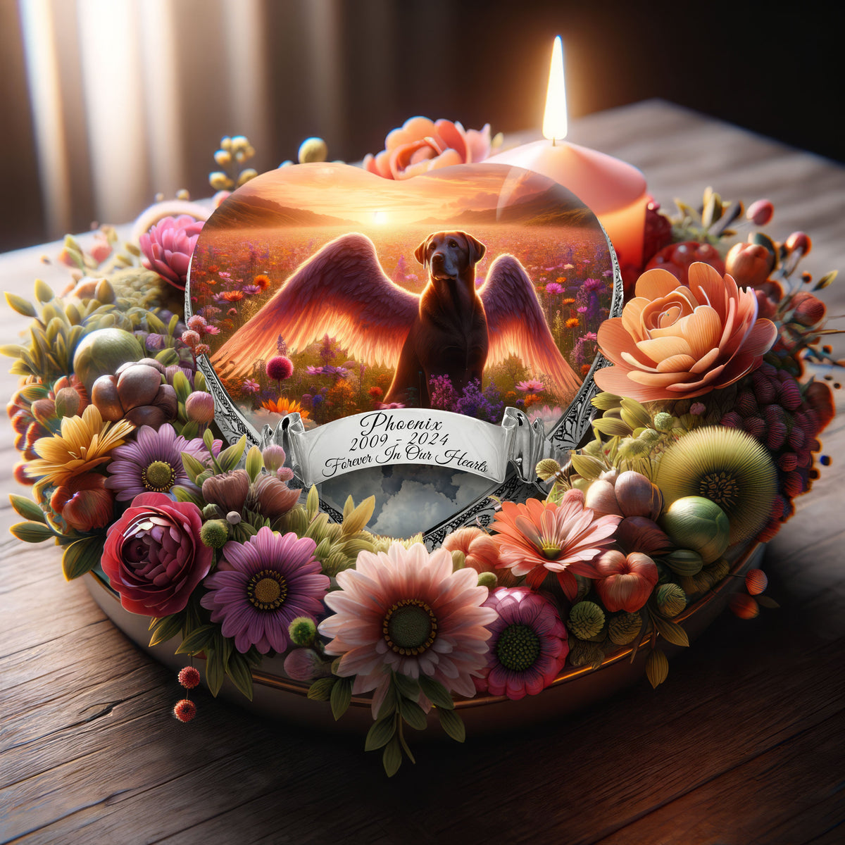 Eternal Elegance Dog Urns Labrador Retriever - Seraphic Radiance Dog Urn