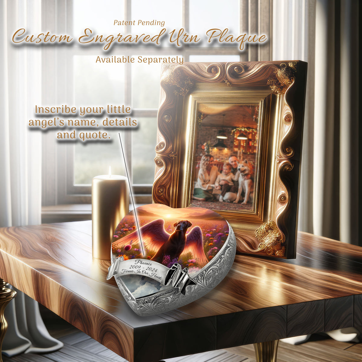 Eternal Elegance Dog Urns Labrador Retriever - Seraphic Radiance Dog Urn