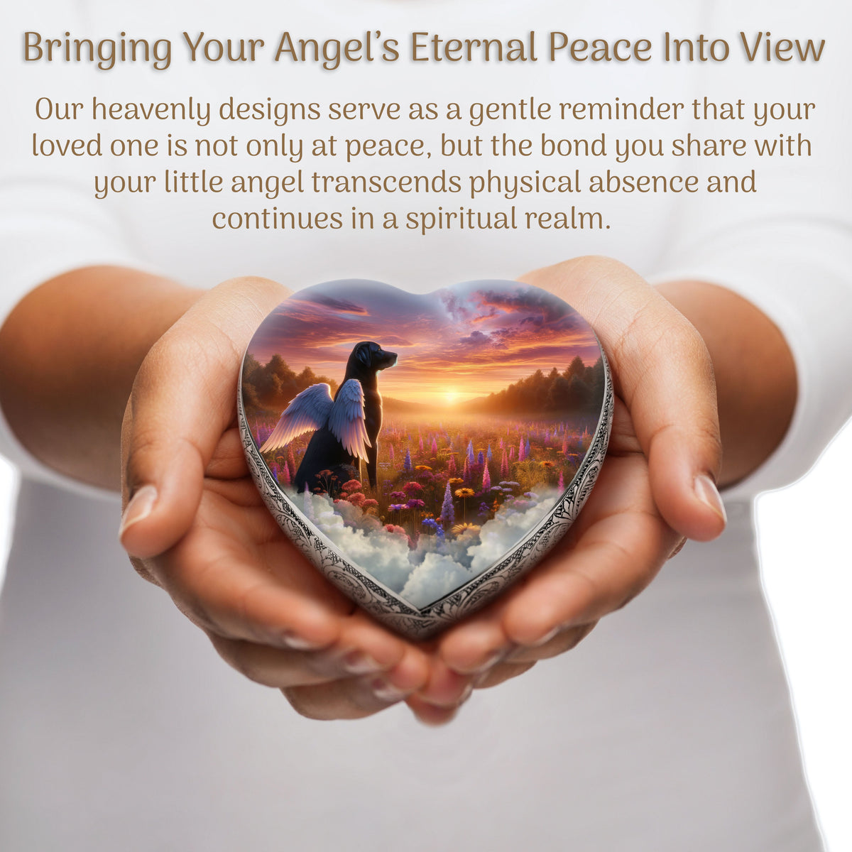 Eternal Elegance Dog Urns Labrador Retriever - Seraphic Radiance Dog Urn