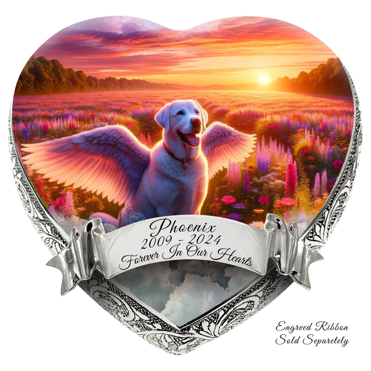 Eternal Elegance Dog Urns Labrador Retriever - Sunburst Dream Dog Urn