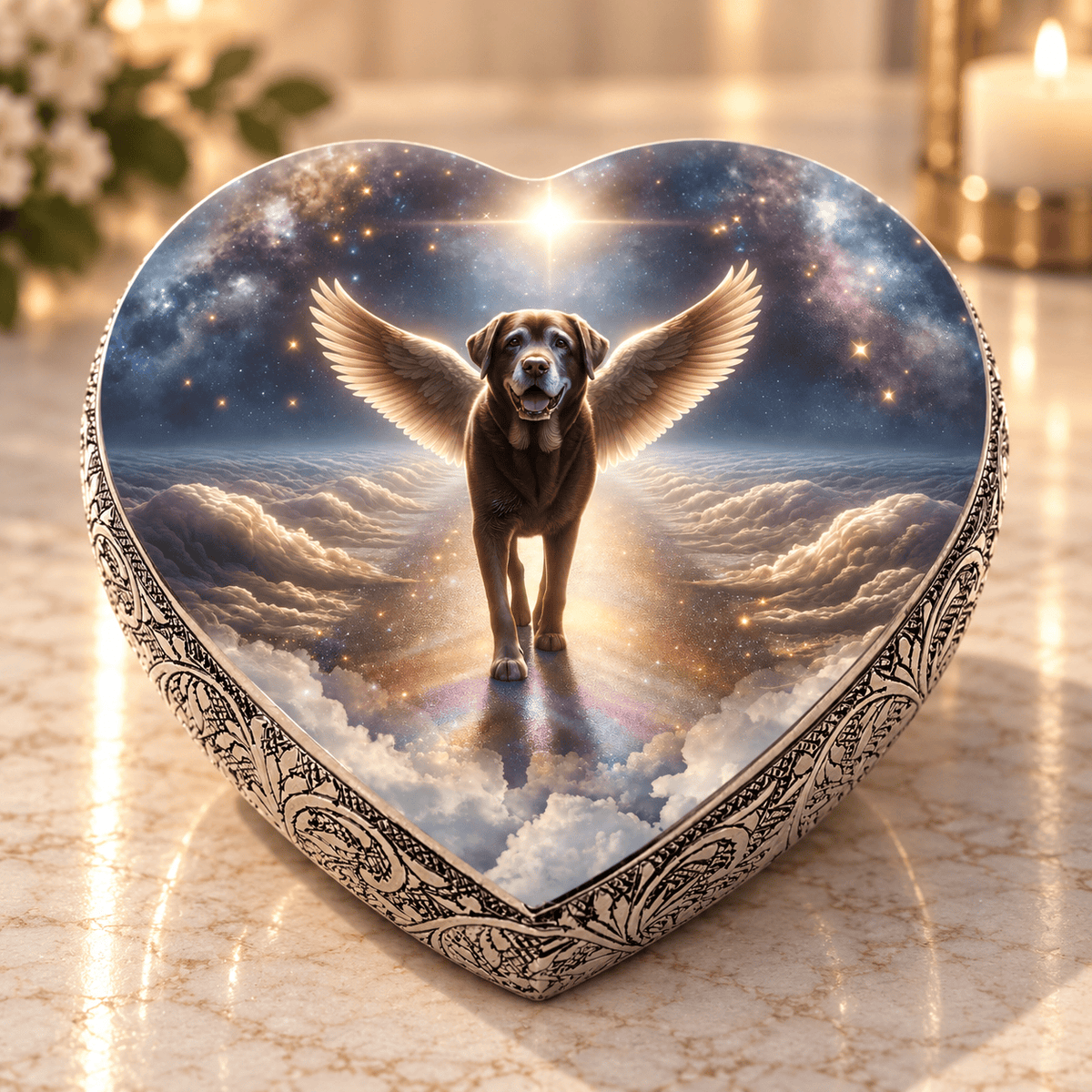 Eternal Elegance Dog Urns Labrador Retriever Urn - Dog Urn - Orion Shimmer Urn for Dog Ashes