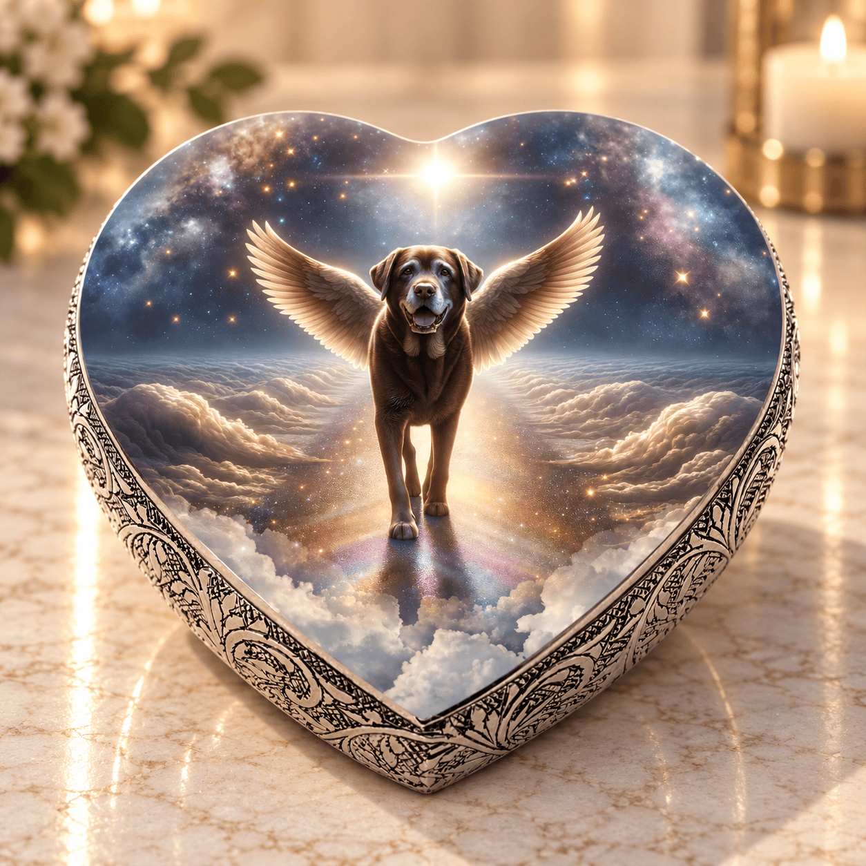 Eternal Elegance Dog Urns Labrador Retriever Urn - Dog Urn - Orion Shimmer Urn for Dog Ashes