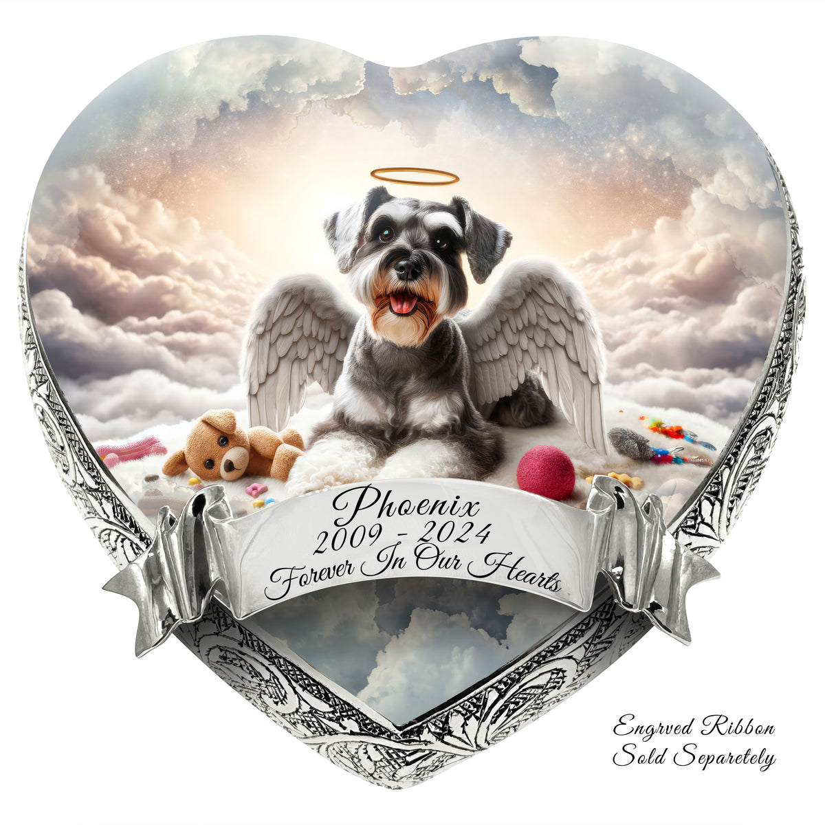 Eternal Elegance Dog Urns Miniature Schnauzer - Empyrean Elegance Dog Urn