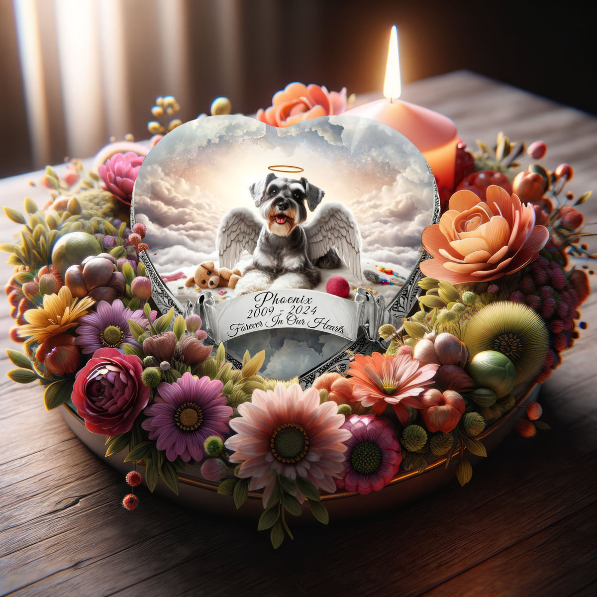 Eternal Elegance Dog Urns Miniature Schnauzer - Empyrean Elegance Dog Urn