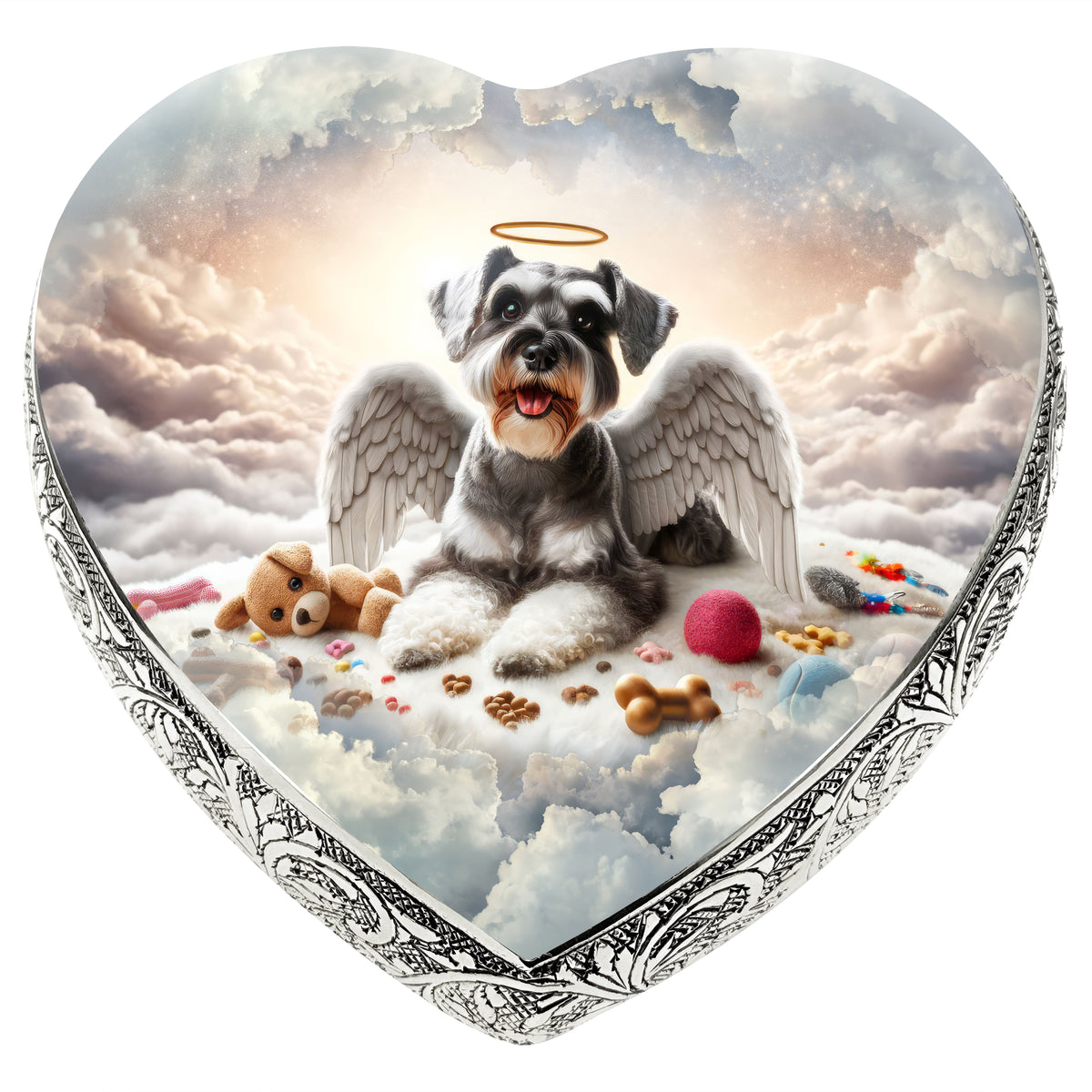 Eternal Elegance Dog Urns Miniature Schnauzer - Empyrean Elegance Dog Urn