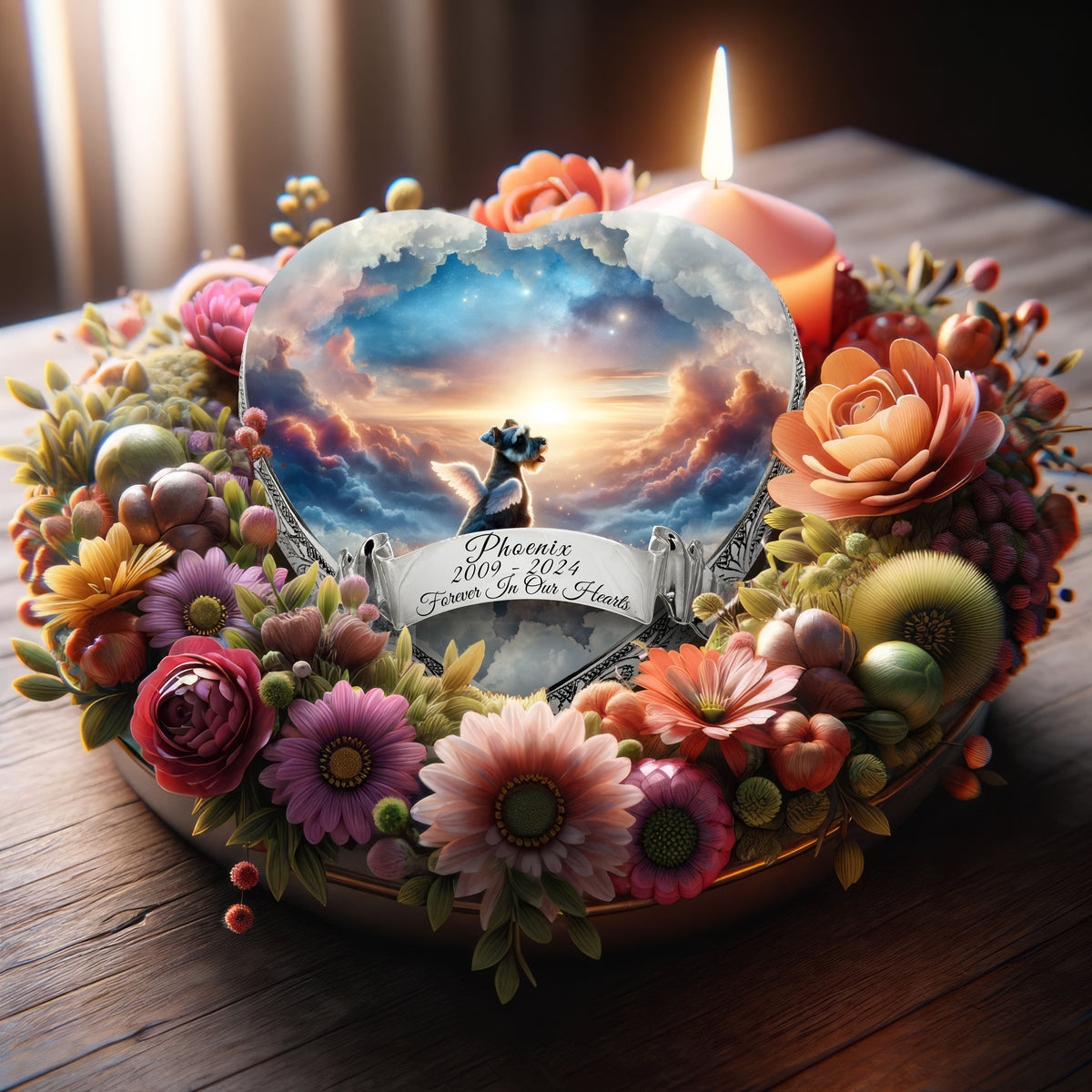 Eternal Elegance Dog Urns Miniature Schnauzer - Nebula Nectar Dog Urn